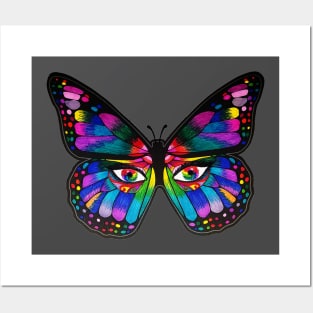 Butterfly Eyes Posters and Art